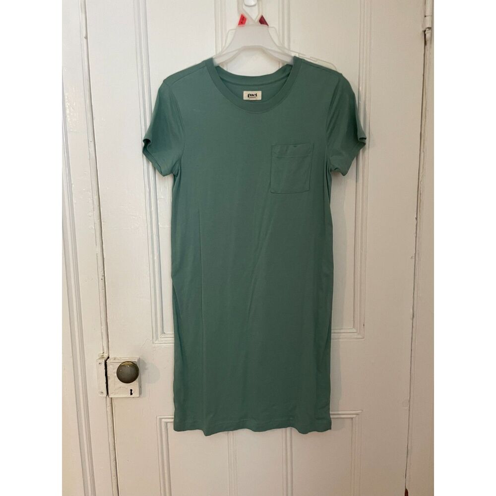 Pact 100% organic cotton shirt dress